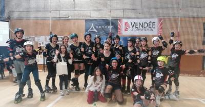 Les Rats Ta'Teen - vice champion.ne.s de France - Roller Derby Junior